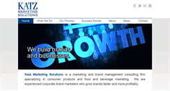 Desktop Screenshot of katzmarketingsolutions.com